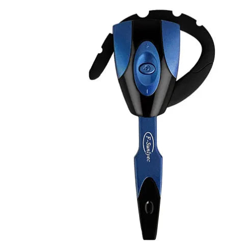 Single Bluetooth headset with hanging ear design in multiple colour options