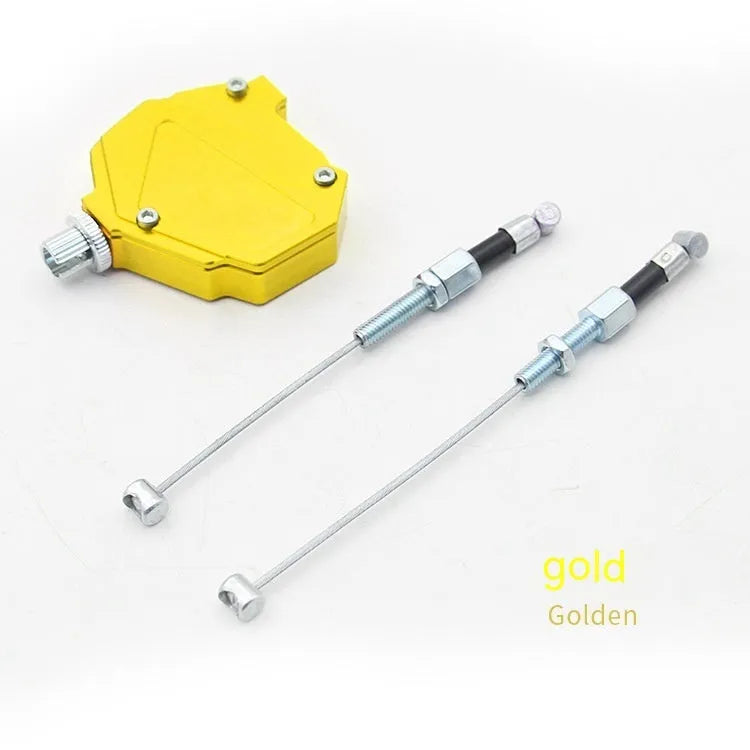 Motorcycle clutch labour-saving aid modification box in aluminium alloy, shown with colour options.