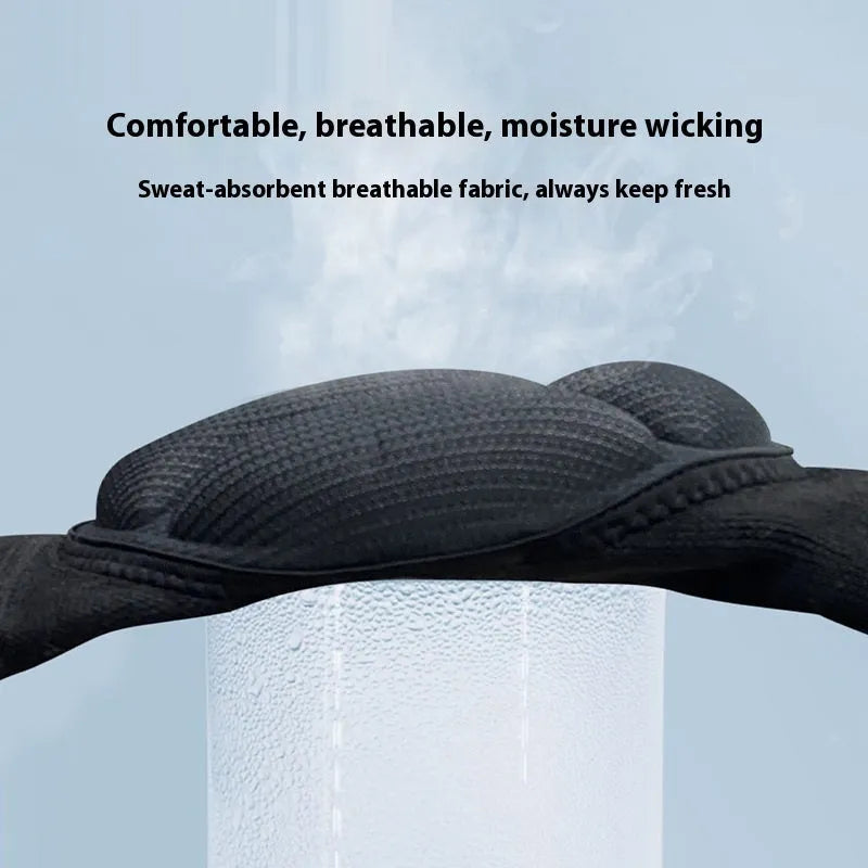 Black and blue free-size dance kneepads with thick sponge padding for volleyball and sports protection