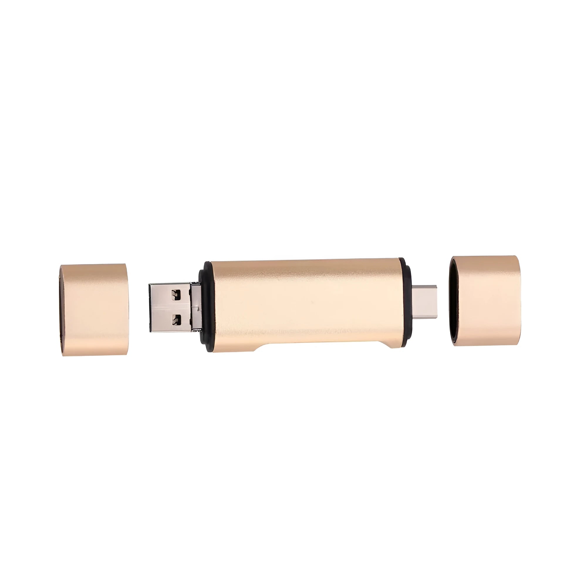 USB mobile phone card reader triad MICRO TYPE-C aluminium alloy supports TF SD OTG