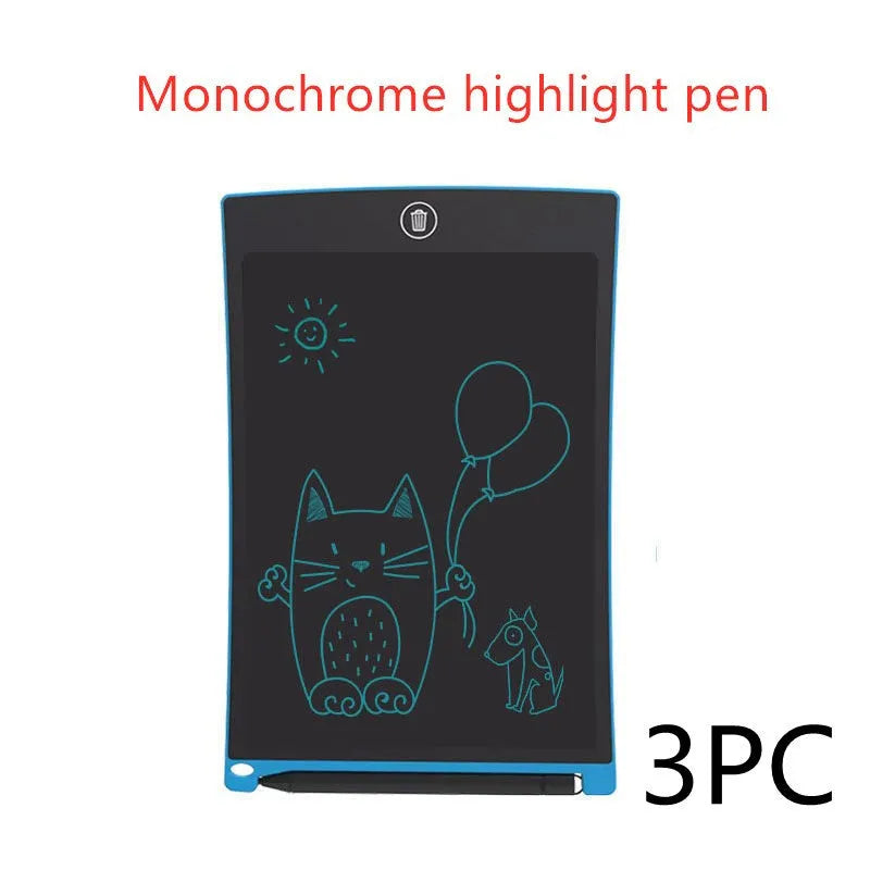 8.5 inch black LCD writing tablet H8S with flexible display and one-key clear button