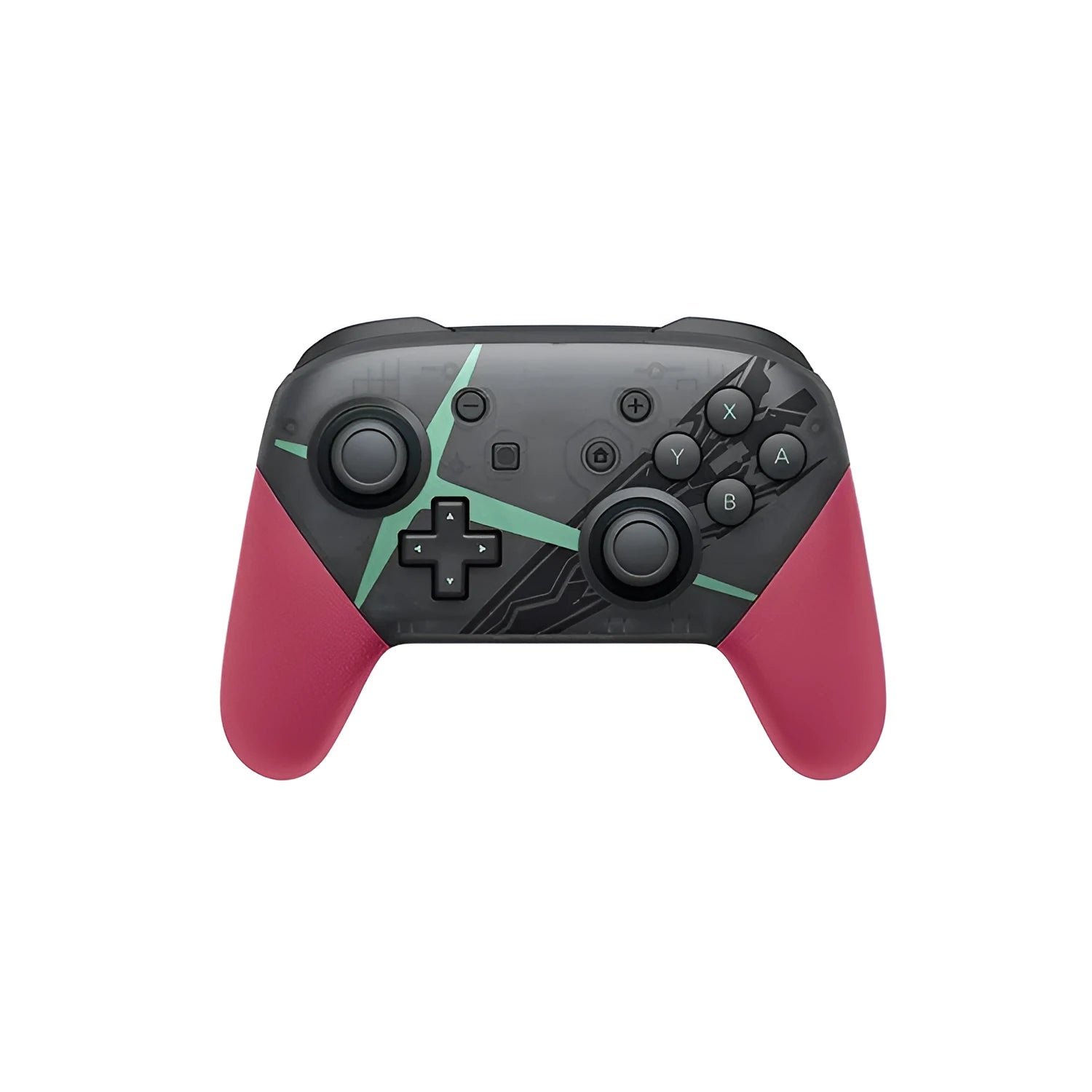 Wireless Bluetooth gamepad controller in black, white, red, or green colour with USB port.