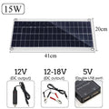 Polycrystalline silicon solar panel with dual USB ports for outdoor device charging