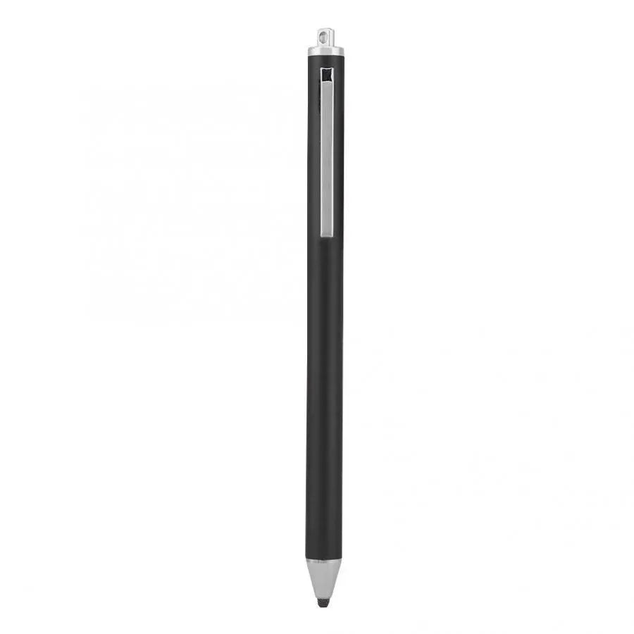 Metal-shell active stylus with fine tip for phone and tablet touchscreens.