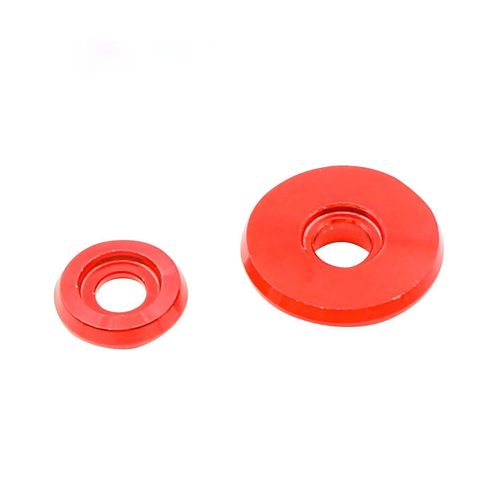 Honda Civic K Series aluminium alloy engine gasket kit in black, blue, red, and silver colours