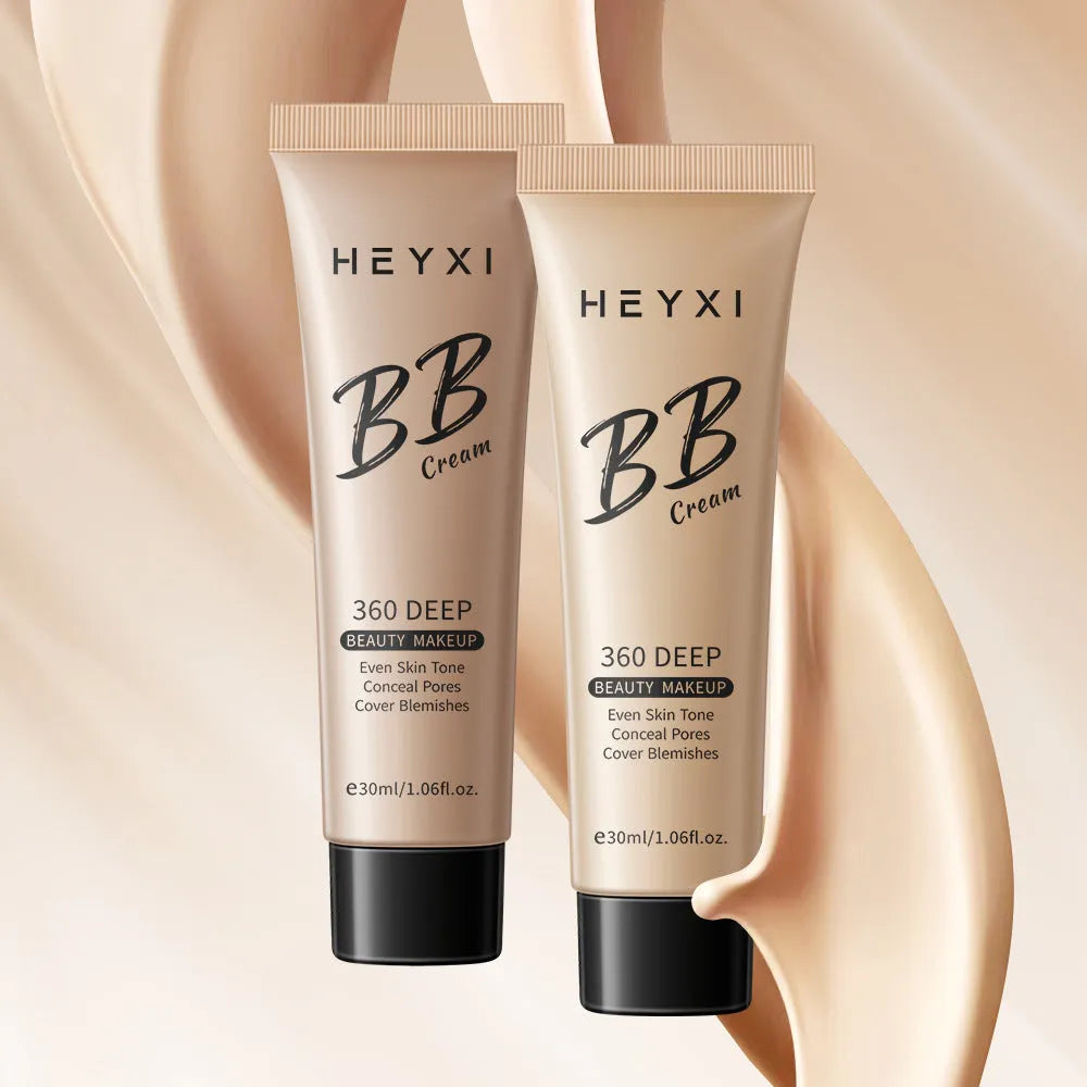 Waterproof BB cream with four colour options for sweat-proof makeup coverage