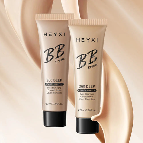 Waterproof BB cream with four colour options for sweat-proof makeup coverage