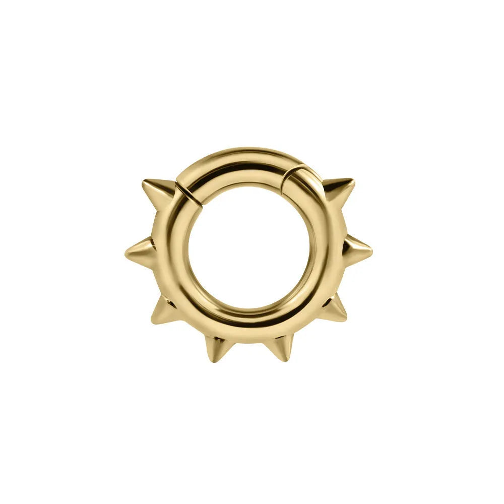 Copper geometric ear extenders with magnetic closure for earlobe stretching in various style options