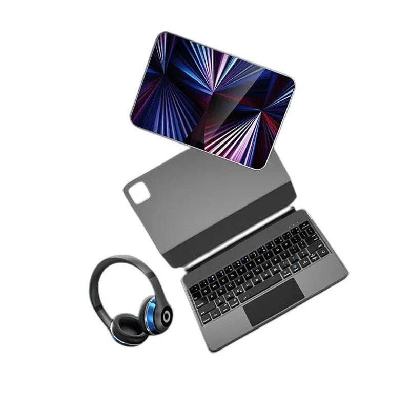 iPad Bluetooth keyboard case with magnetic protective cover in multiple colours for iPad Pro and Air tablets
