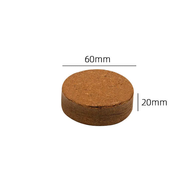 Nutrient soil blocks for vegetable planting with eight particle size options
