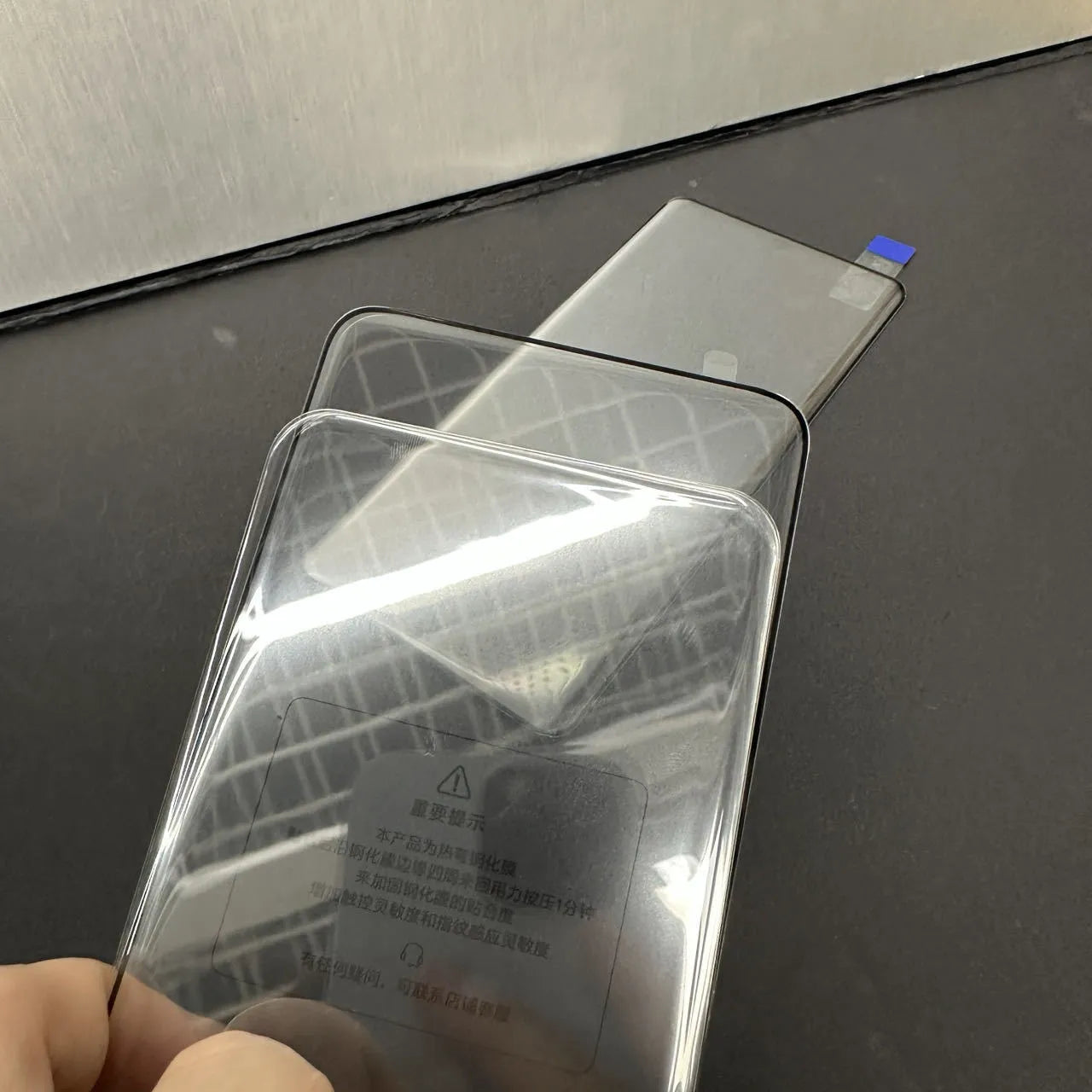 HD tempered glass screen film for VIVO V40 with full glue hot bending and electroplating