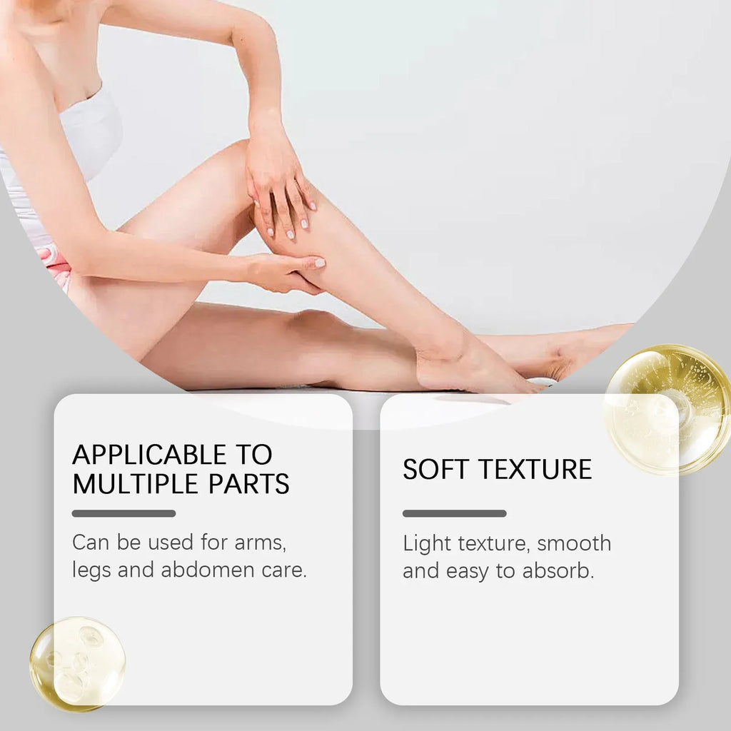 100ml bottle of moisturising massage oil with collagen and vitamin E