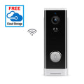 White wall-mounted wireless network security camera with 1080p resolution