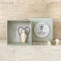 Guardian angel resin ornament with cartoon styling and modern simplicity design