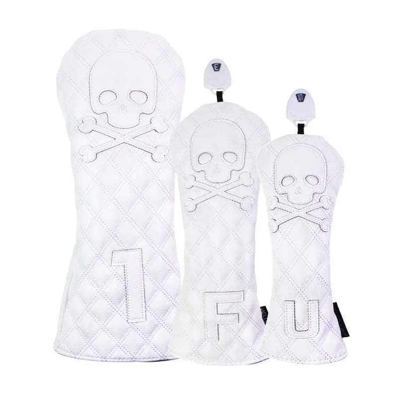 Black and white golf wooden pole waterproof protective cover for club shafts