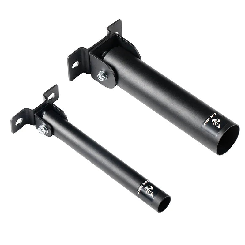 Steel wall barbell rod cannon rack with 25 tubes and expansion screws for mounting