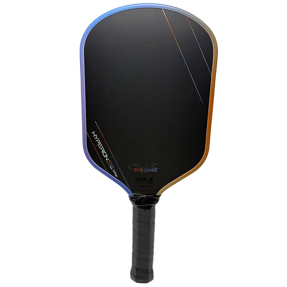 Aurora Multicolor Hyperion 3s pickleball paddle with carbon fibre face and multicolour design