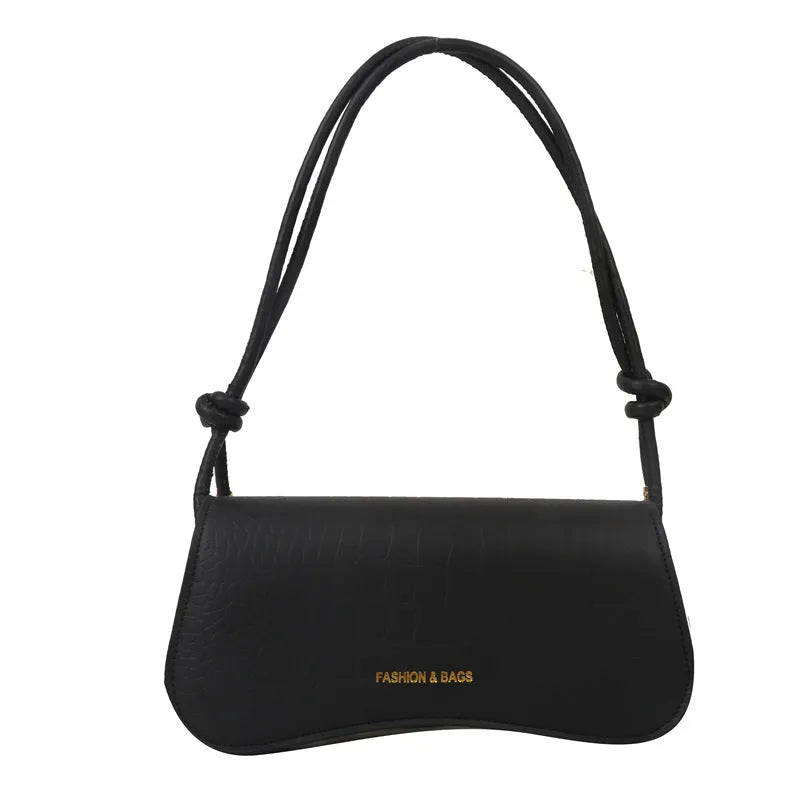 Summer minimalist PU underarm bag square crossbody tote for women, khaki colour, white background
