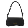 Summer minimalist PU underarm bag square crossbody tote for women, khaki colour, white background
