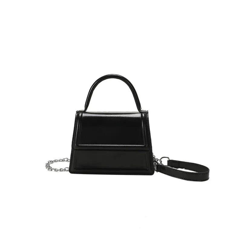 Retro square PU leather crossbody bag in multiple colour options