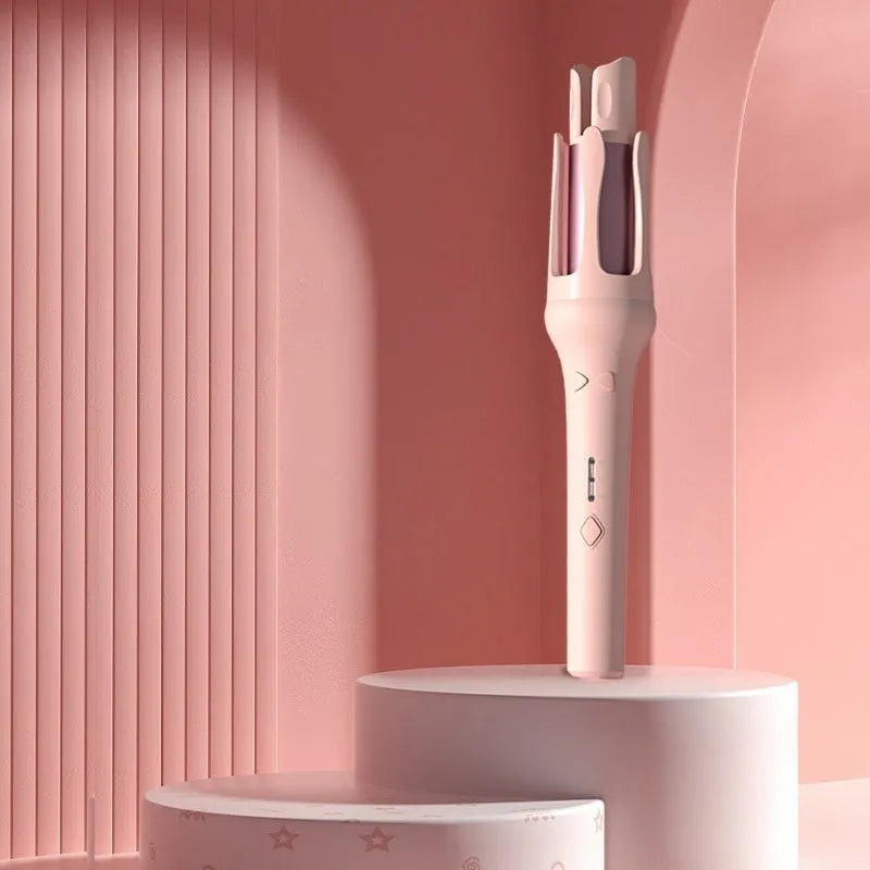 32mm automatic hair curler in white or Chigo colour options with wired AC power adapter