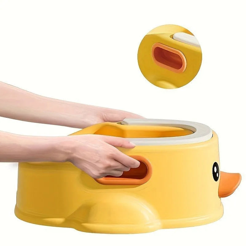 Duck-shaped PVC pet bathtub for dogs and cats in blue, pink and yellow colours
