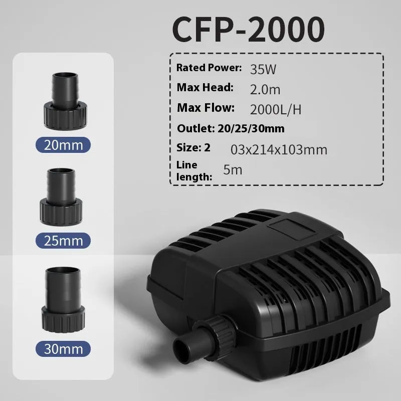 CFP series horizontal plastic pond filter pump for large flow filtration systems