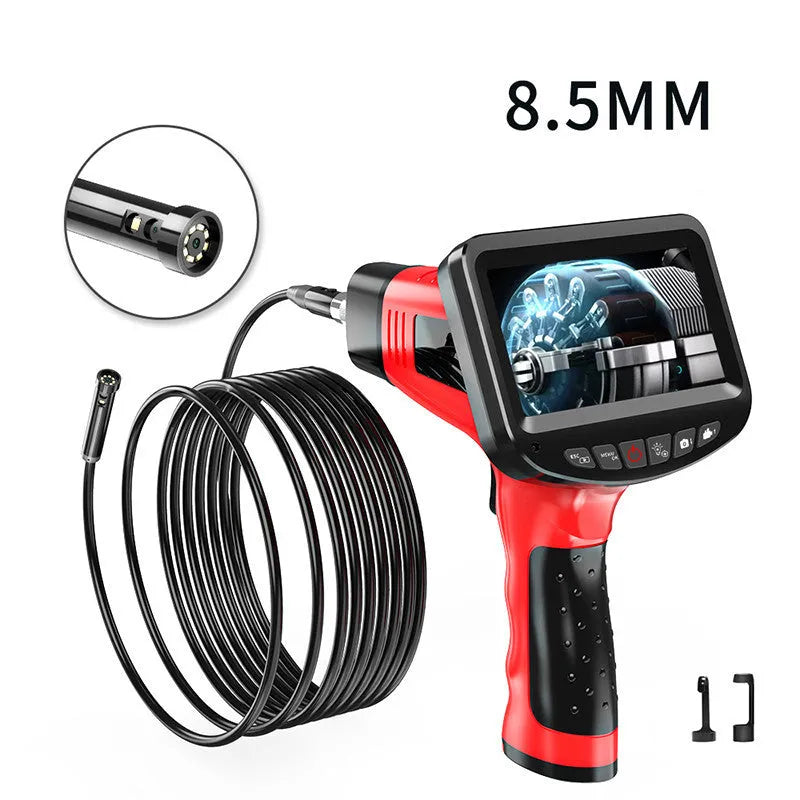 8.5mm dual-lens endoscope HD inspection camera with flexible cable.