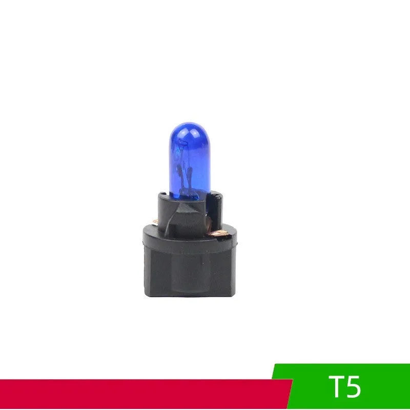 T5 12V 1.2W quartz glass car bubble meter indicator light for dashboard gauges