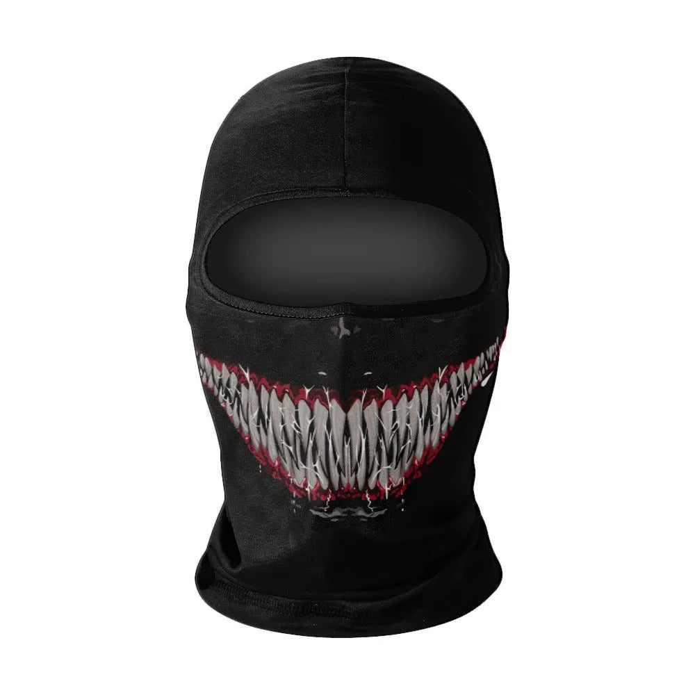 Men's summer breathable full face sun protection quick-drying ice silk polyester balaclava