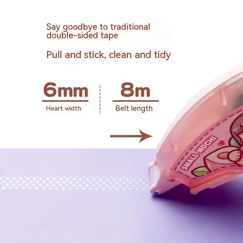 Dotting glue adhesive in five fruit juice colours with card packaging