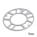 Automotive wheel hub widening gasket spacer in various thicknesses for brake clearance.