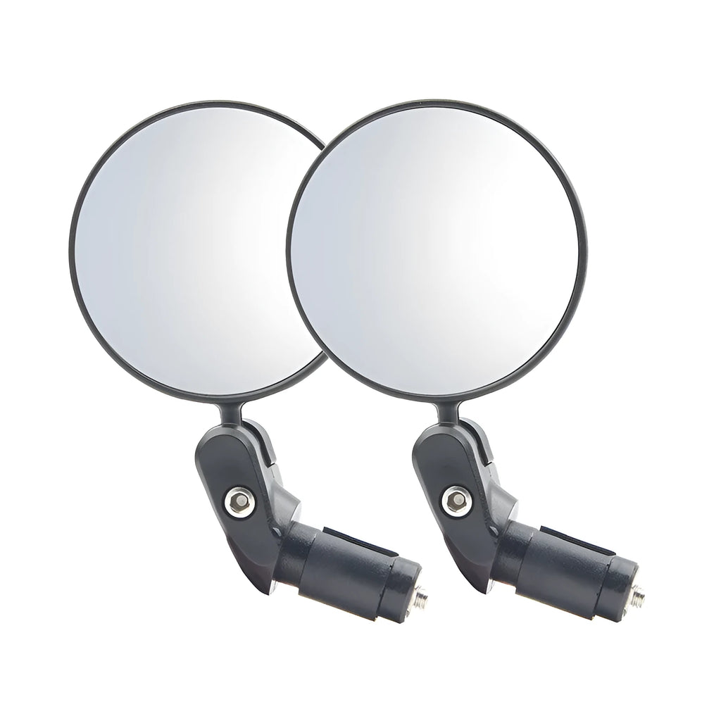 Black convex rearview mirror for mountain highway vehicles with 7cm diameter reflector