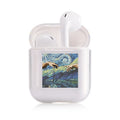 Transparent plastic protective cover for Apple AirPods and AirPods Pro charging case