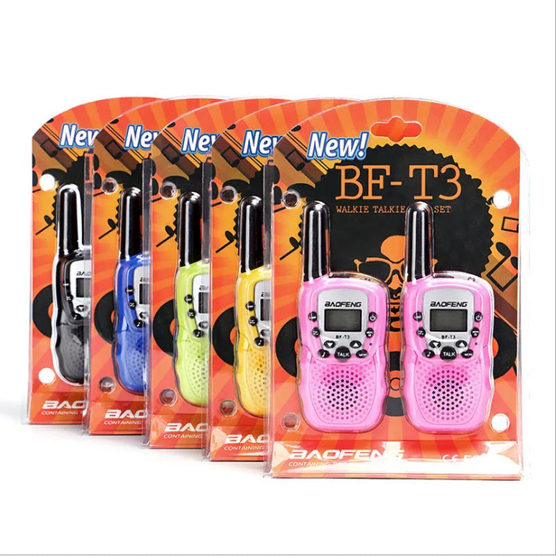 Children's handheld walkie talkie radio in choice of colours with 22-channel capability
