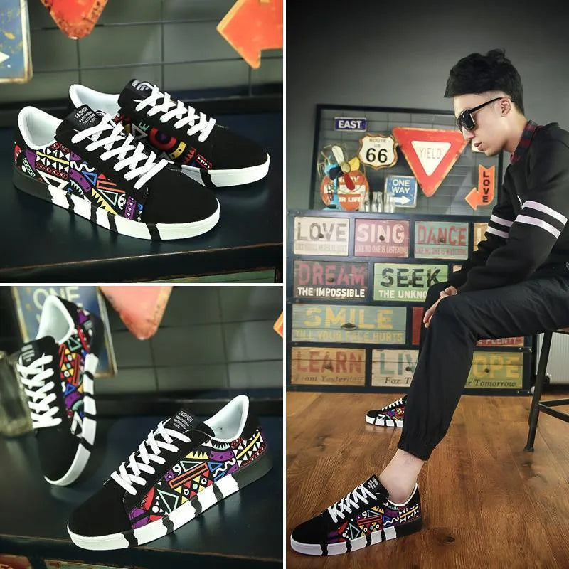 Canvas shoes for men and women, lace-up, rubber sole, available in black blue and colour, sizes 39 to 44