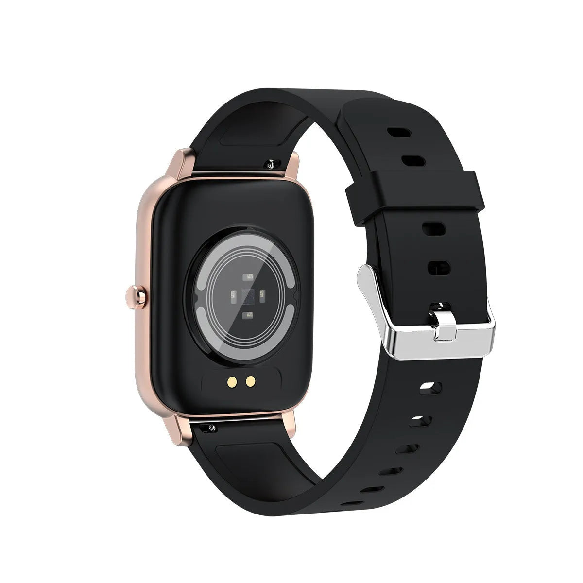 H80 sports smartwatch with colour screen and silicone strap showing health monitoring functions
