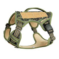 Oxford cloth tactical chest strap harness for search and rescue working dog in camouflage colour