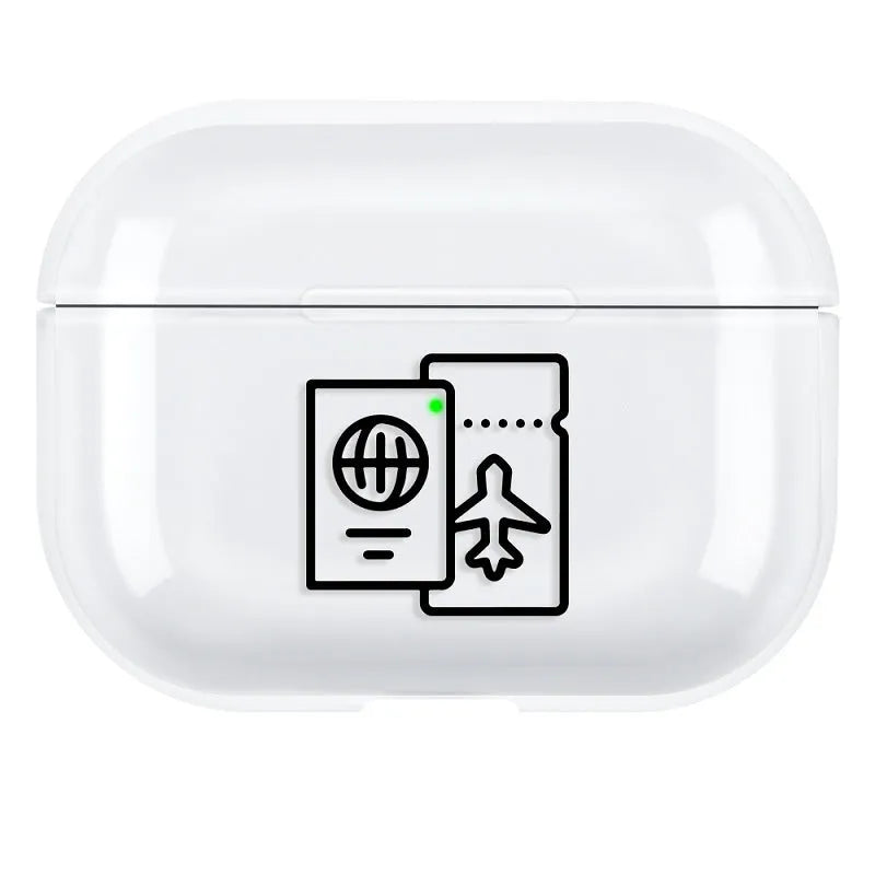 AirPods Pro 3 protective case cover in solid colour made from PC material