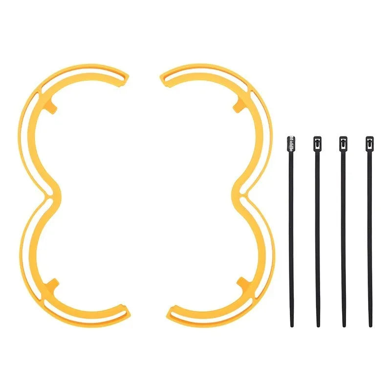 AVATA2 paddle blade anticollision coil in orange ABS material, size 8.5 by 20.5 by 2 cm