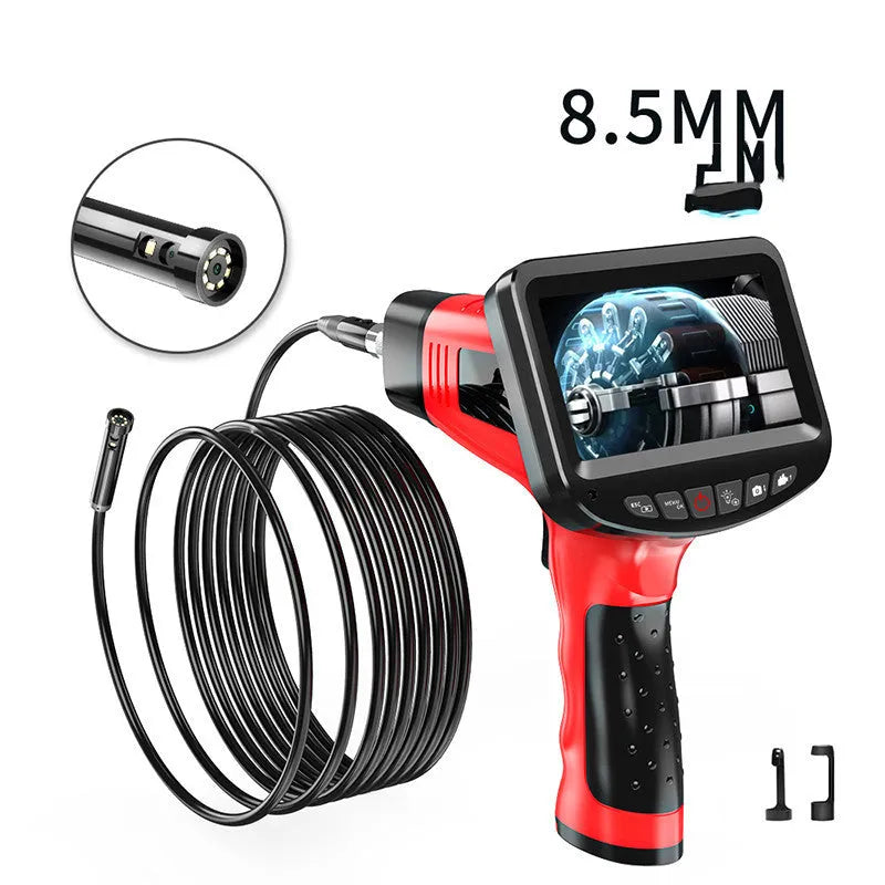 8.5mm dual-lens endoscope HD inspection camera with flexible cable.