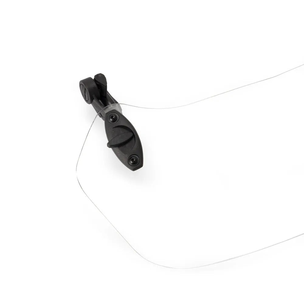 Motorcycle heightened small windshield in brown smoky transparent PC and acrylic with bracket L and S sizes