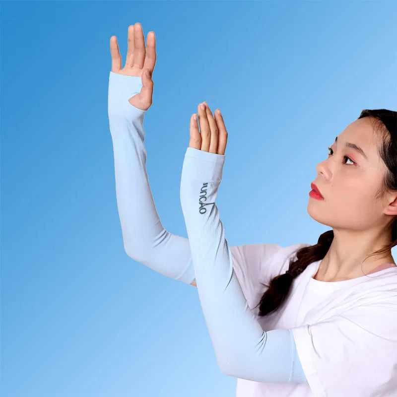 Unisex driving oversleeves with open-finger design in five colour options