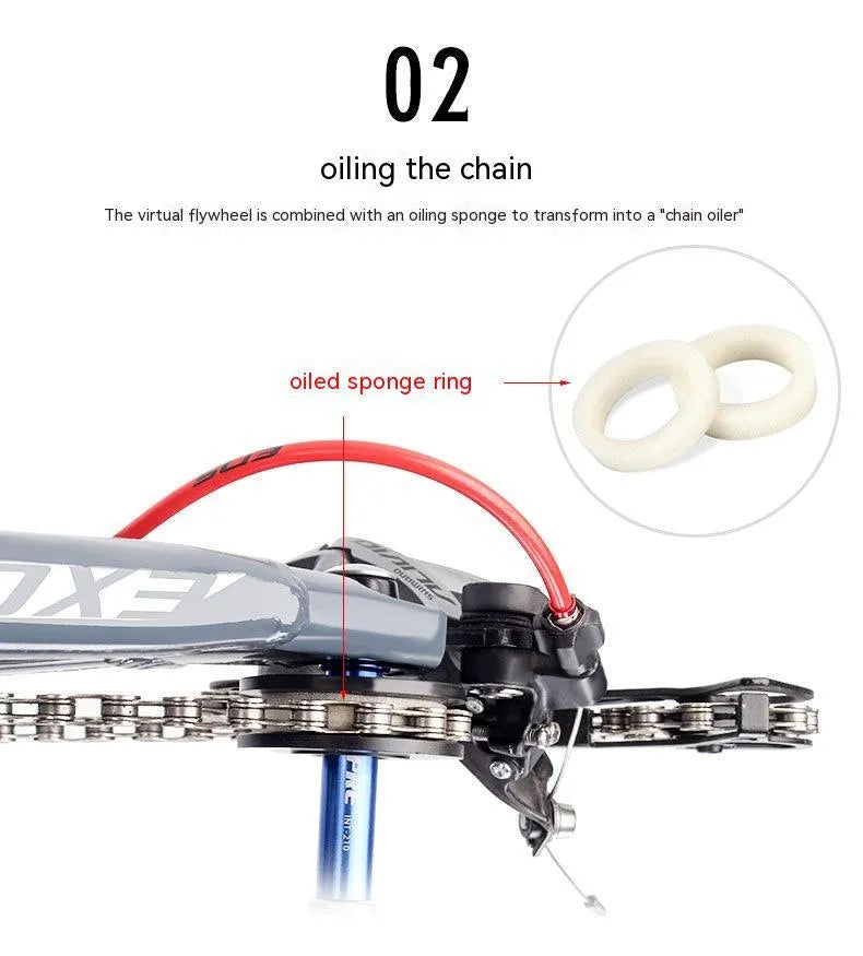 Aluminium bicycle chain holder tool showing three versions: Barrel Shaft, Basic, and Quick Release.