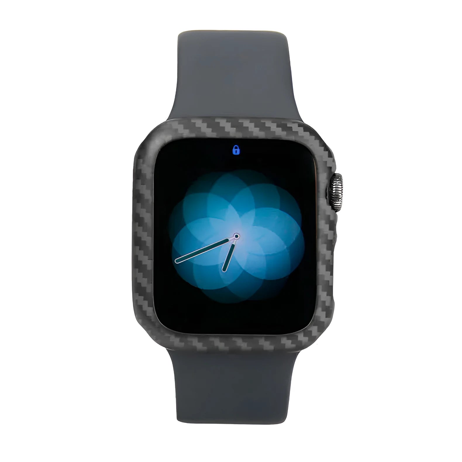 Ultra-thin half wrap leather case for Apple Watch Series 4 44mm in black