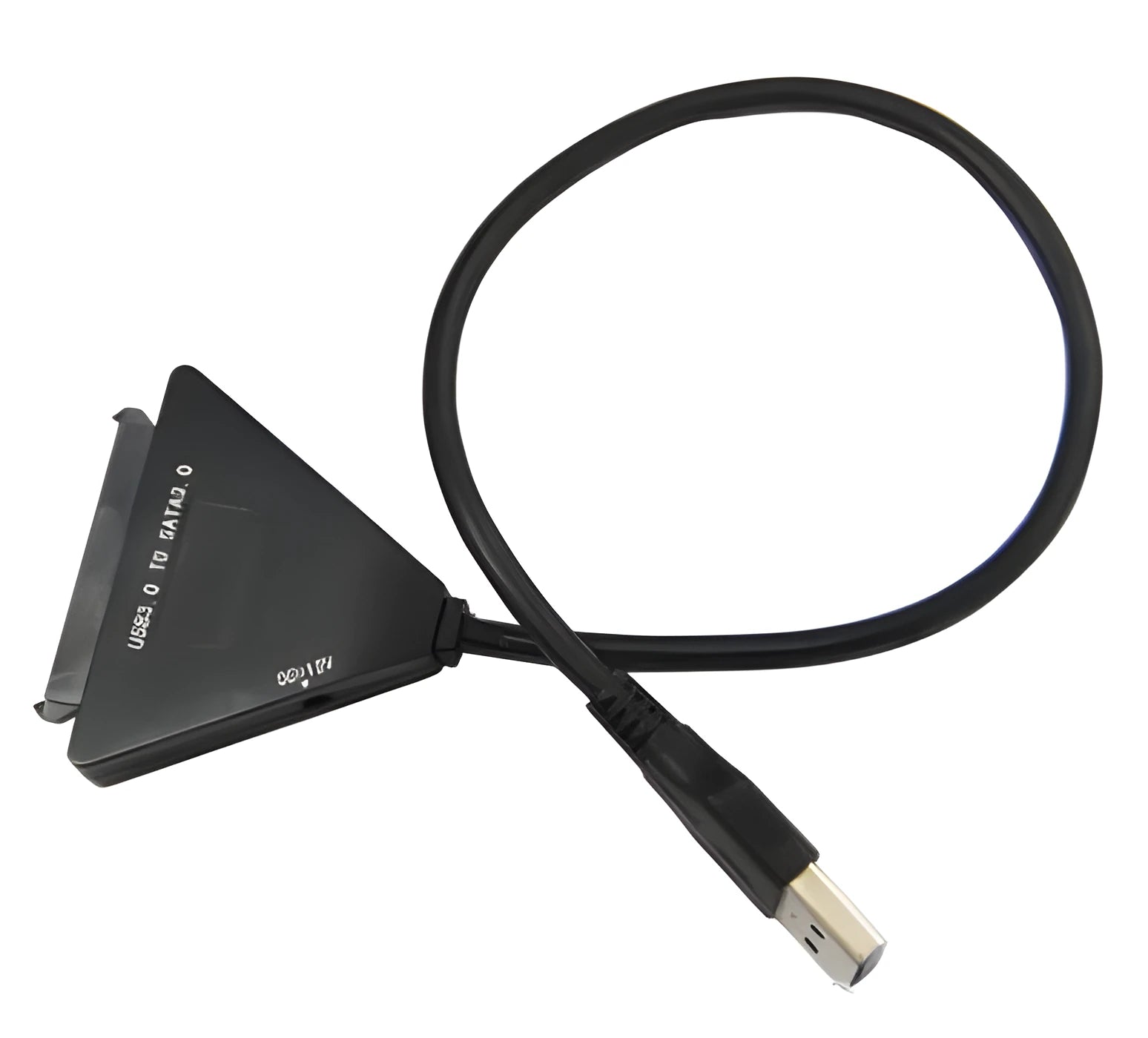 Black USB 3.0 to SATA 7+15 pin interface hard drive external adapter cable