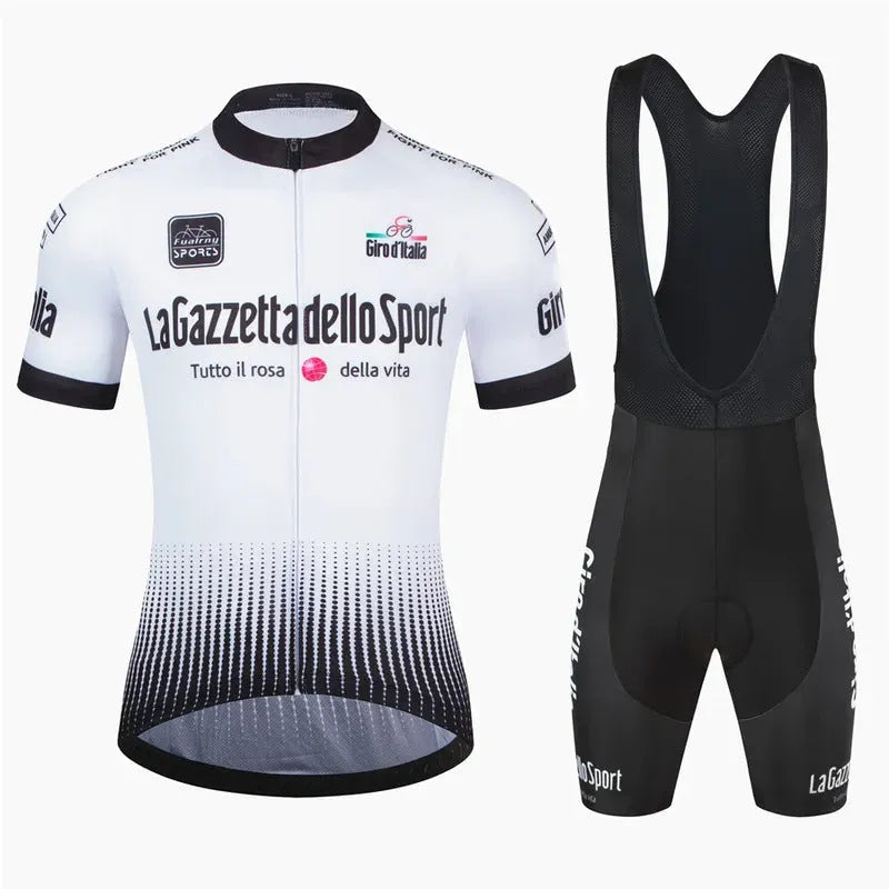 Road bike cycling short sleeve suit in polyester fabric with multiple colour options