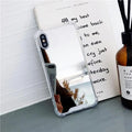 Mirror finish TPU protective phone case for iPhone in various colours