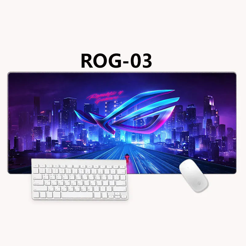 Country Edge extra large keyboard pad 800x300mm natural rubber base Jiaji cloth surface ROG style