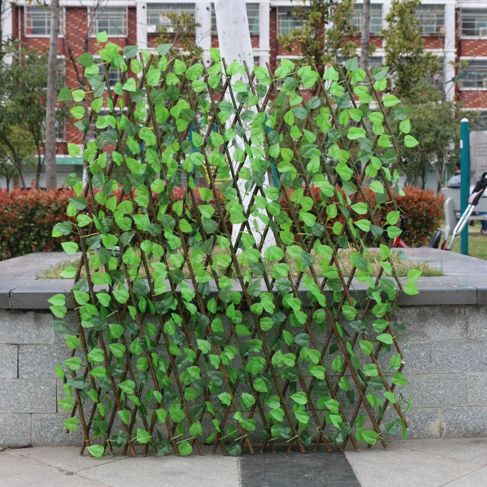 Simulation outdoor plastic wooden fence panel in large size 123cm height, 20cm width, handmade finish